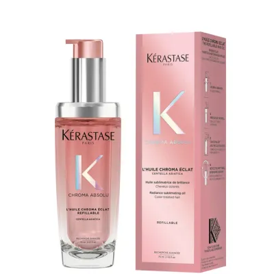 Kérastase Chroma Absolu L&#39;huile Chroma Éclat Refillable Radiance Sublimating Hair Oil, For Colour-Treated Hair