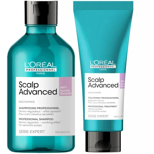 L&#39;Oréal Professionnel Serié Expert Scalp Advanced Anti-Discomfort Hair Shampoo and Treatment Duo
