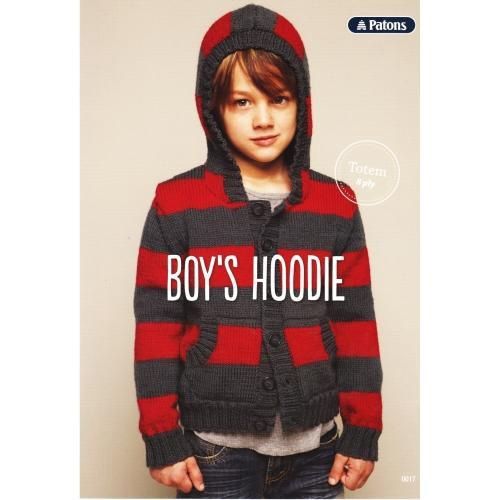 Patons Boy&#39;s Hoodie Pattern
