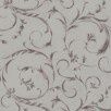 Backing Fabric - Stone Grey Elegant Scroll
