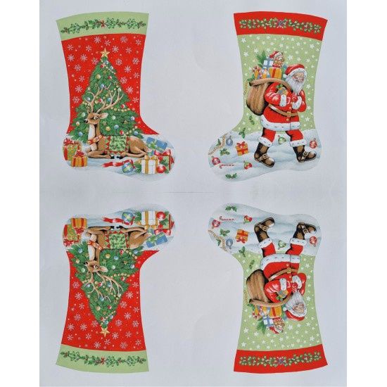 Nutex Christmas Stocking Panel