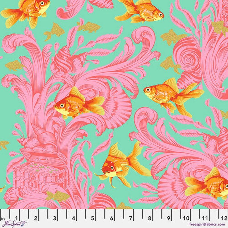 Tula Pink- BESTIES - Treading Water Blossom