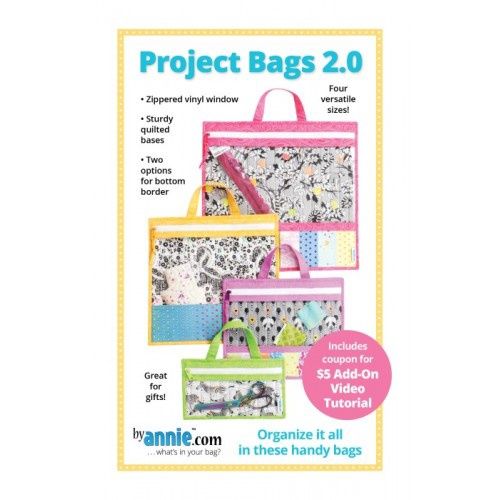 Project Bags 2.0 Pattern - by Annie