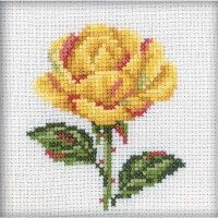 RTO Yellow Rose Cross- Stitch Kit