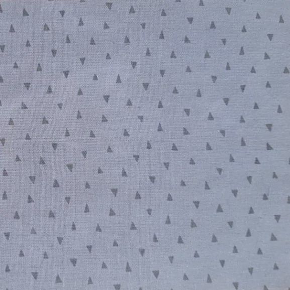 Tone on Tone - Grey triangle Fabric