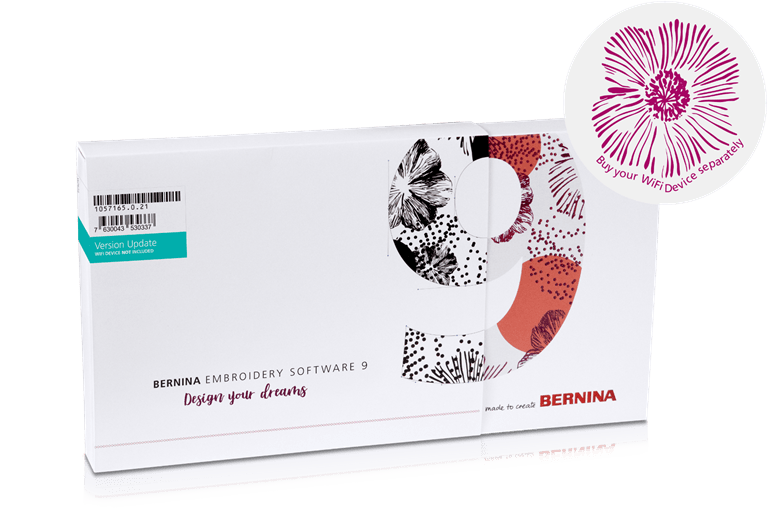 Bernina Version 9 Embroidery Software DesignerPlus- Update from V6,7,8 DesignerPlus to V9