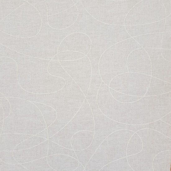 Backing Fabric - Squiggle - White