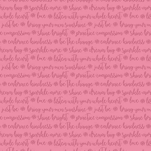 Choose to Shine Fabric- Cherry Blossom