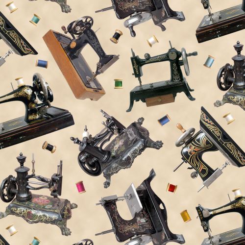 Sewing Machines Cream