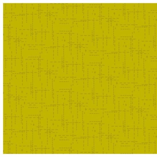 Stitched Chartreuse Fabric