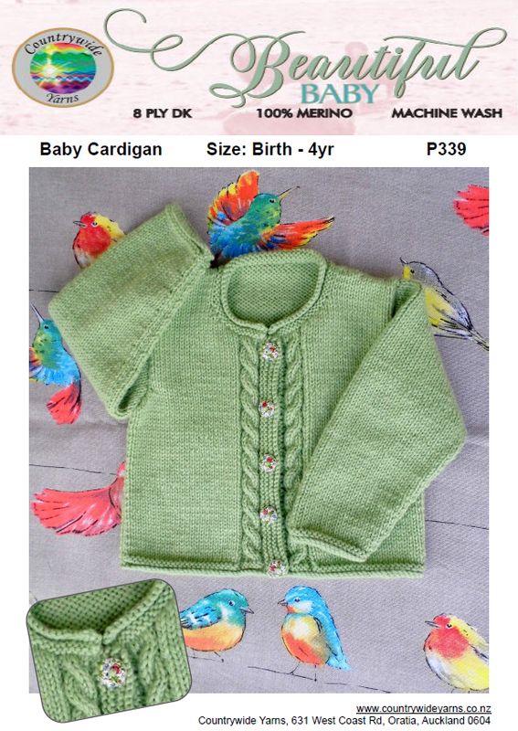 Countrywide Beautiful Baby Cardigan Pattern P339