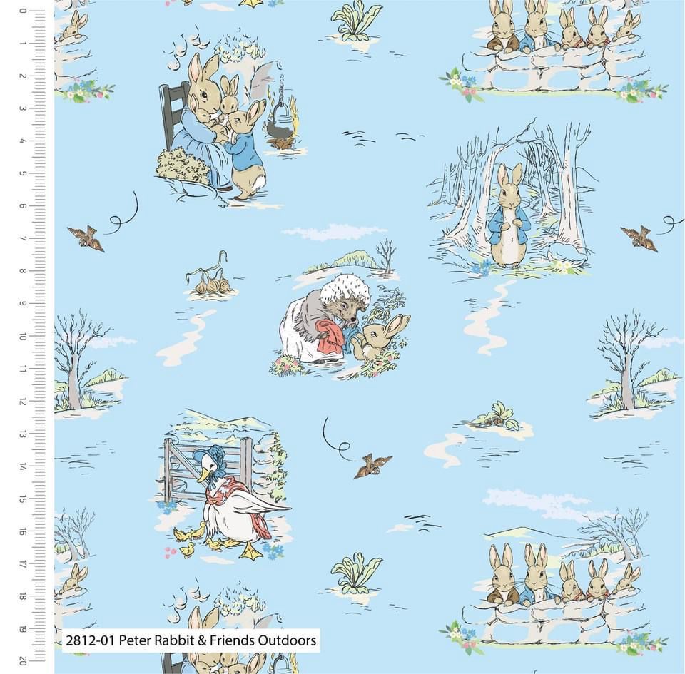 Peter Rabbit &amp; Friends - Outdoors - Blue