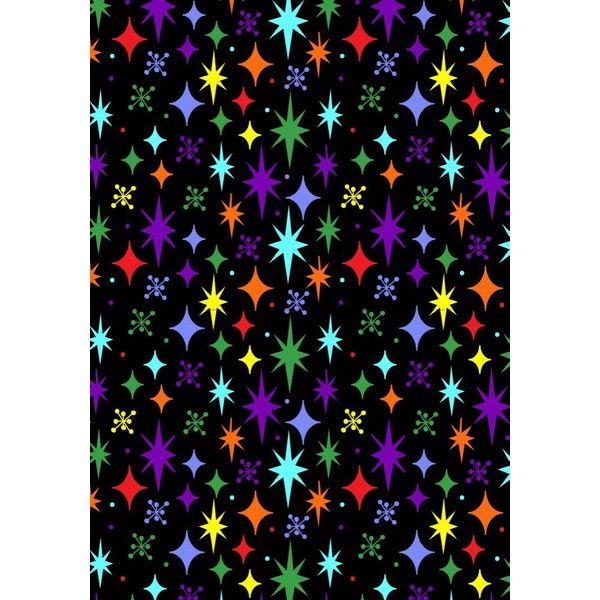 Garden Gnomes Stars - Black