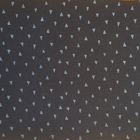 Tone on Tone - Black Triangle Fabric