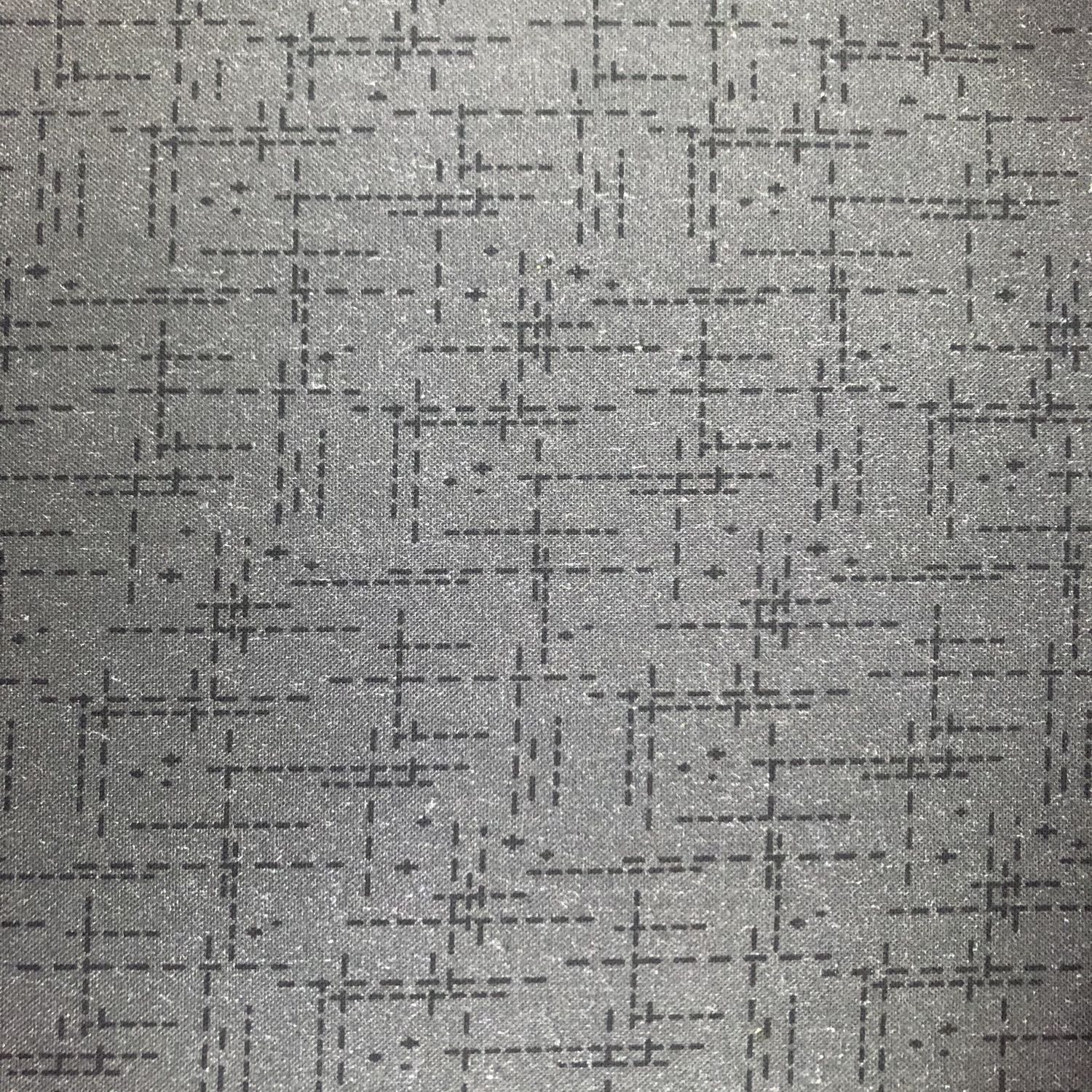 Stitched Charcoal Fabric