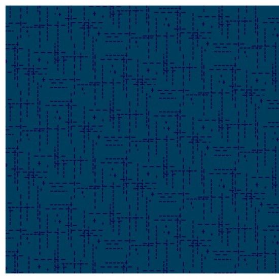Stitched  Navy Fabric