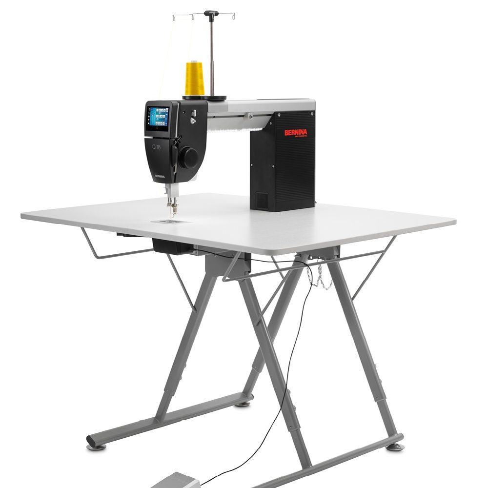 Bernina Q16 Plus Long Arm Quilting Machine on Horn Adjustable/Foldable Table