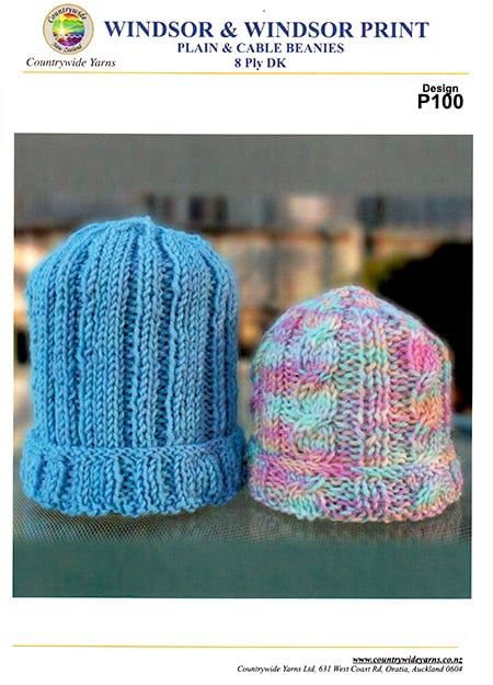 Countrywide Windsor Plain &amp; Cable Beanies