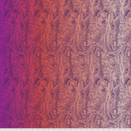 Tula Pink Free Spirit - Daydreamer Little Fluffy Clouds -Dragonfruit
