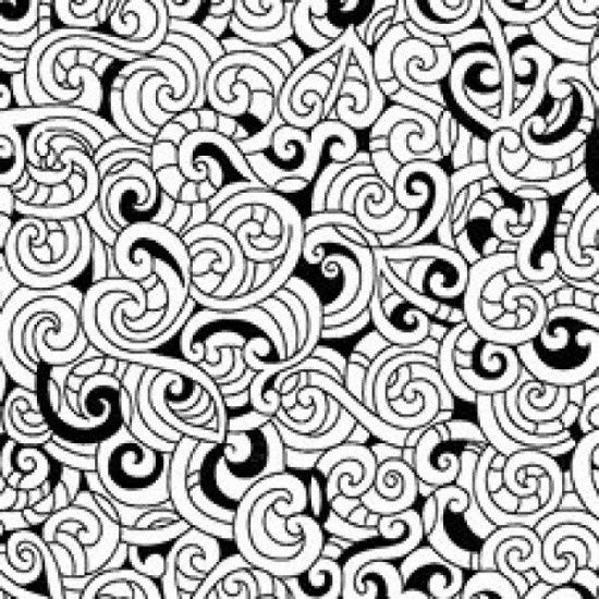 Kiwiana - Moko Black/White