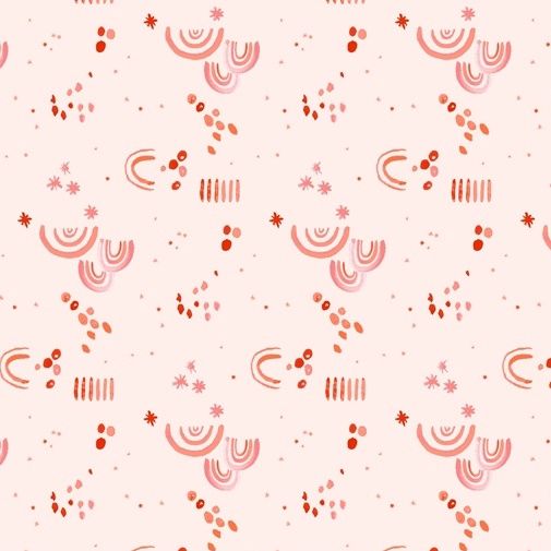 Aerial Blush Rainbow Fabric by Windham