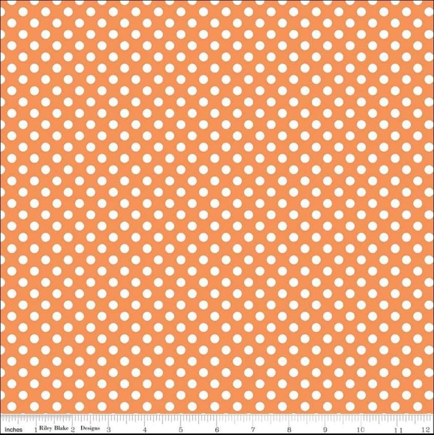 Riley Blake - Orange Dot