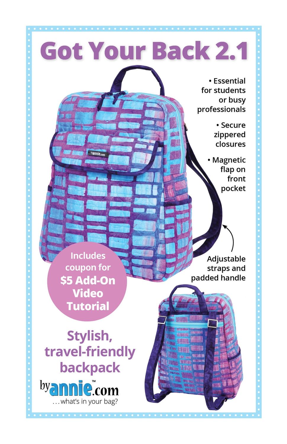 ByAnnie Pattern - Got your back 2.1
