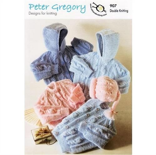 Peter Gregory 907 Cable Knit Cardigan