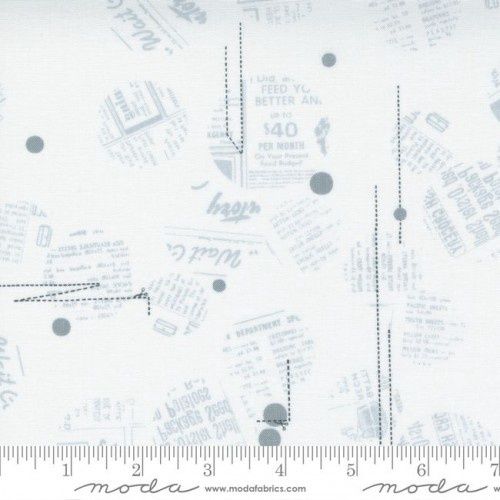 Moda - News Dropping - White Fabric