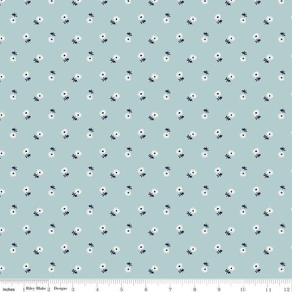 Liberty Riviera Fabric - Sunshine Daisy