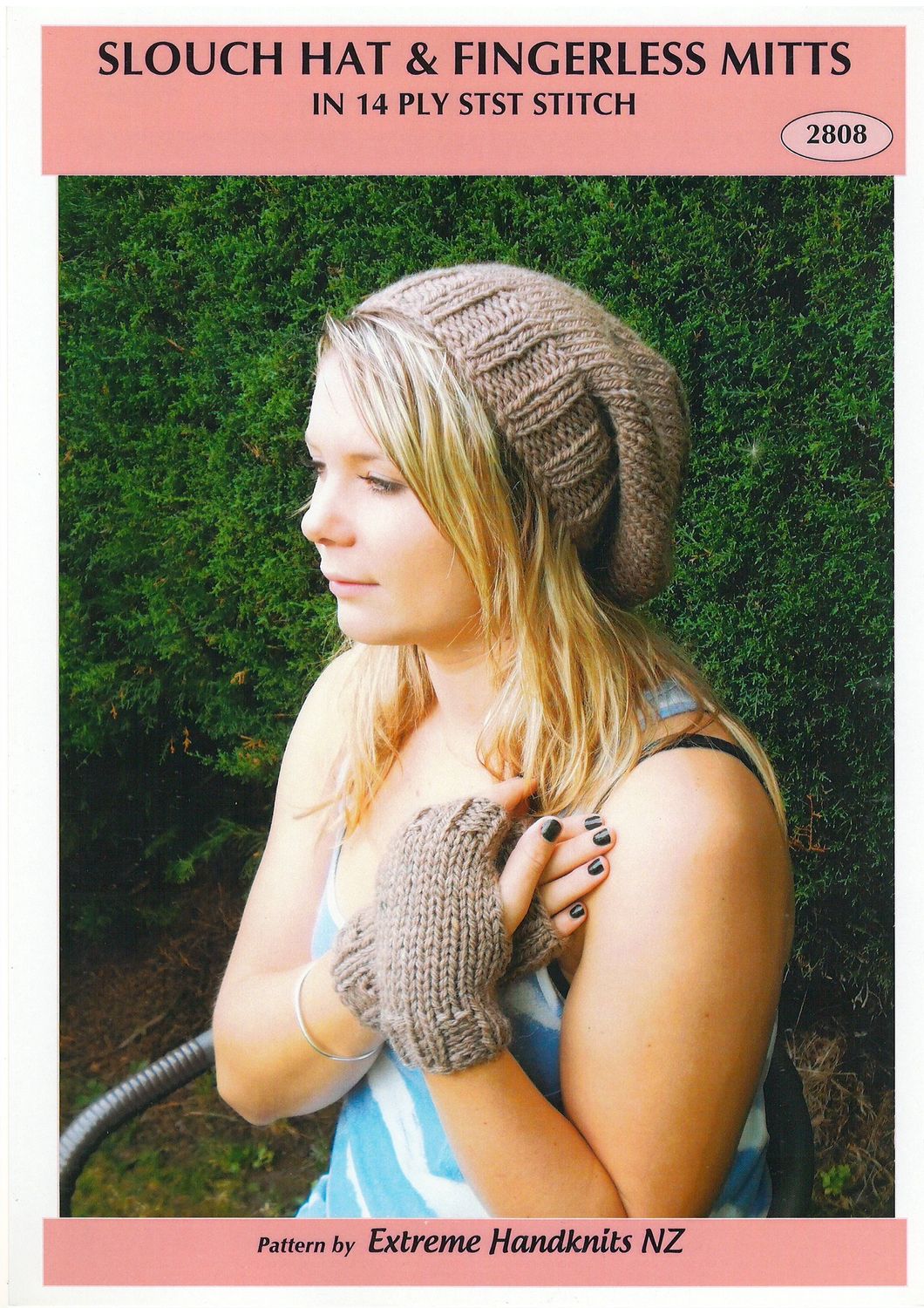 Extreme Handknits NZ- Slouch Hat &amp; Fingerless Mitts