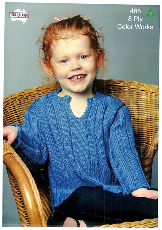 Heirloom 465 Jersey Knitting Pattern