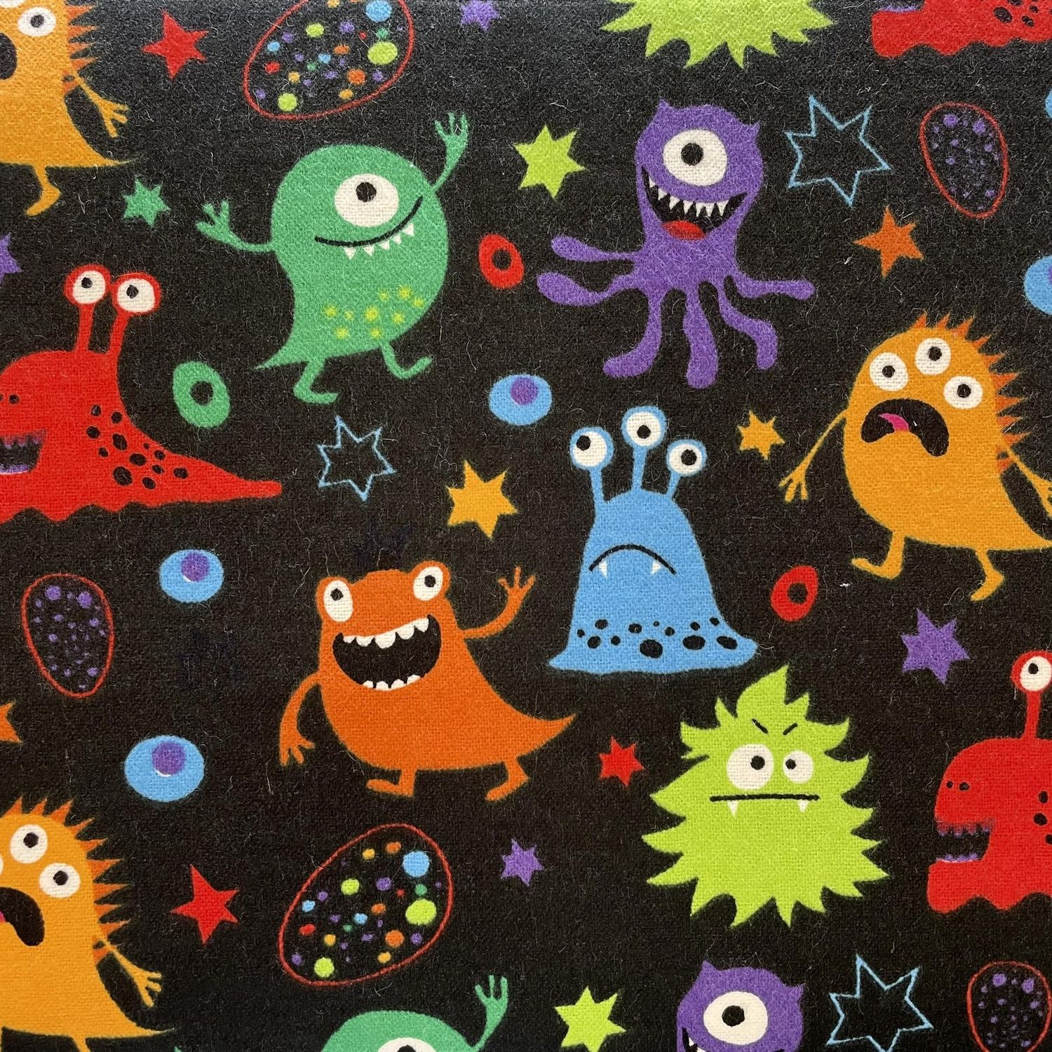 Black Monster Flannelette