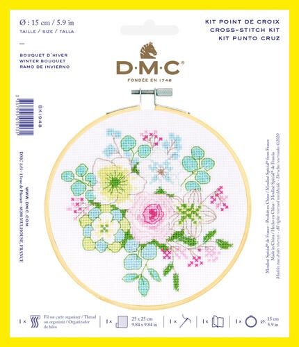 DMC Cross Stitch Kit Winter Bouquet