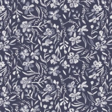 Dear Stella - Navy and White Floral