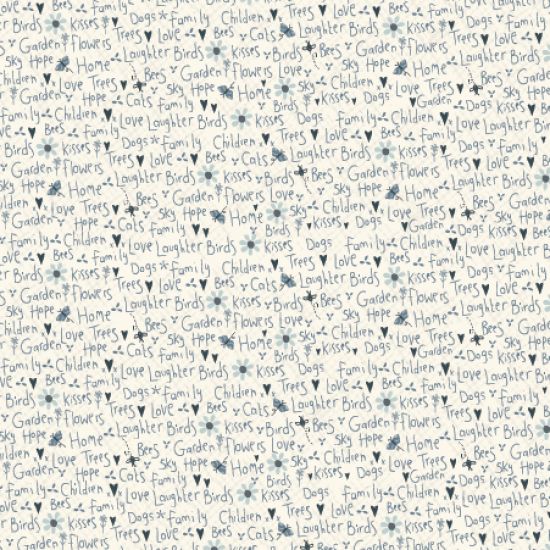 Something Borrowed, Something Blue - Cream with Writing