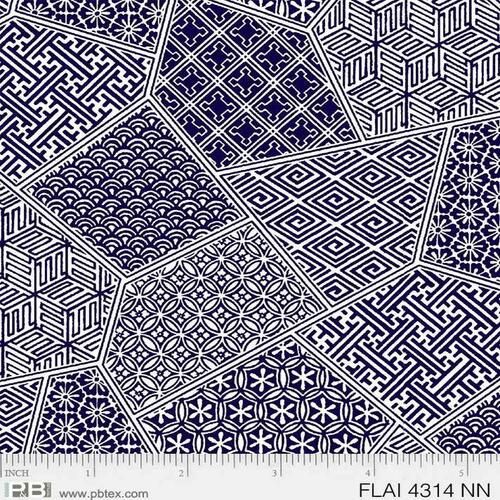 Flair Navy Patchwork