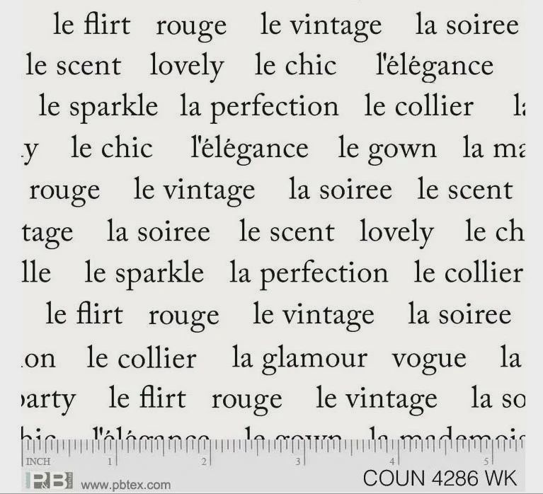 Couture Noir - Words White/Black
