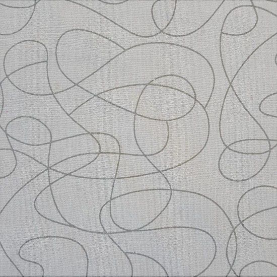 Backing Fabric - Grey Squiggles