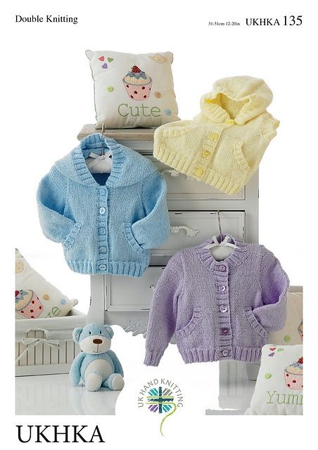 UK Hand Knitting Association Cardigan Pattern