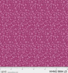 P&amp;B Fabric Whimsy 2 Tonal Vines Lavender/Burgundy