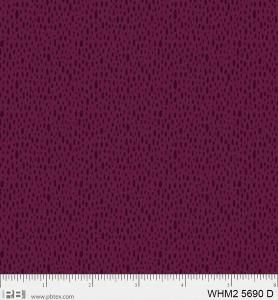 P&amp;B Fabric Whimsy 2 Rain Drops Burgundy