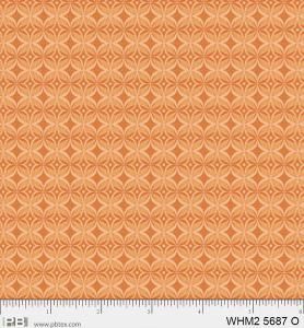 P&amp;B Fabric Whimsy 2 Kaleidoscope Orange