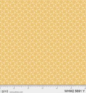 P&amp;B Fabric Whimsy 2 Diamond Yellow