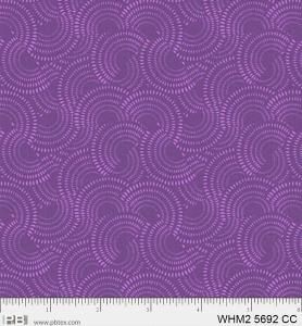 P&amp;B Fabric Whimsy 2 Allover Suns Purple