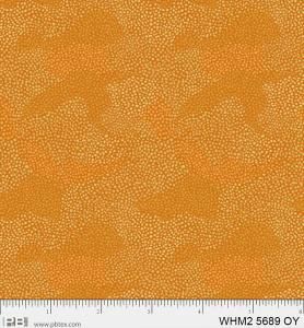 P&amp;B Fabric Whimsy 2 Tonal Spots Orange