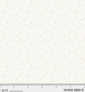 P&amp;B Fabric Whimsy 2 Rain Drops White