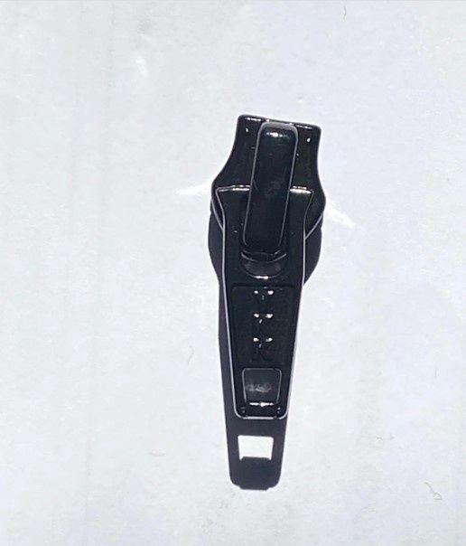 YKK Metal Zip Sliders Coil, Colour: Black
