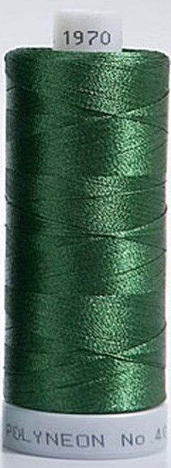 Polyneon Embroidery Thread Strip 4 (Greens), Greens: 1970