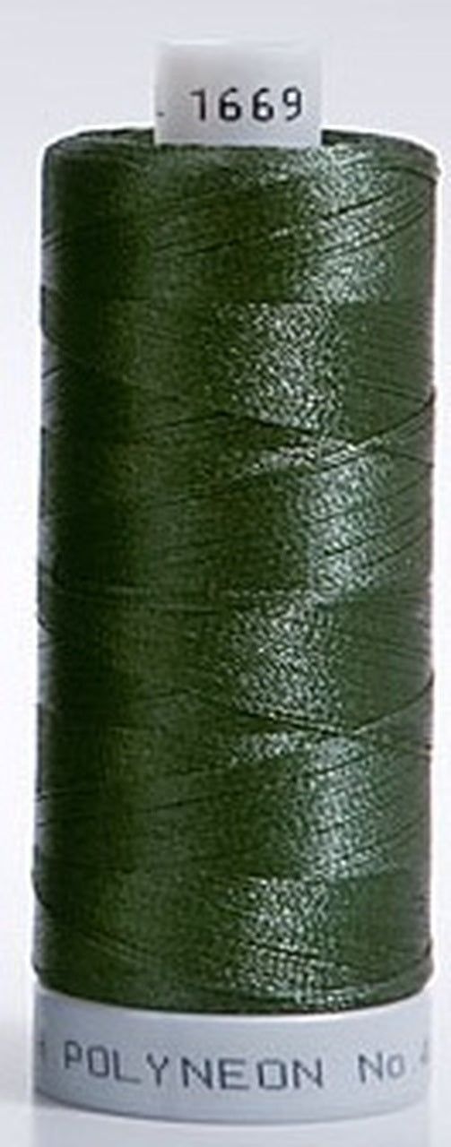 Polyneon Embroidery Thread Strip 8 (Green/Brown), Green/Brown: 1669